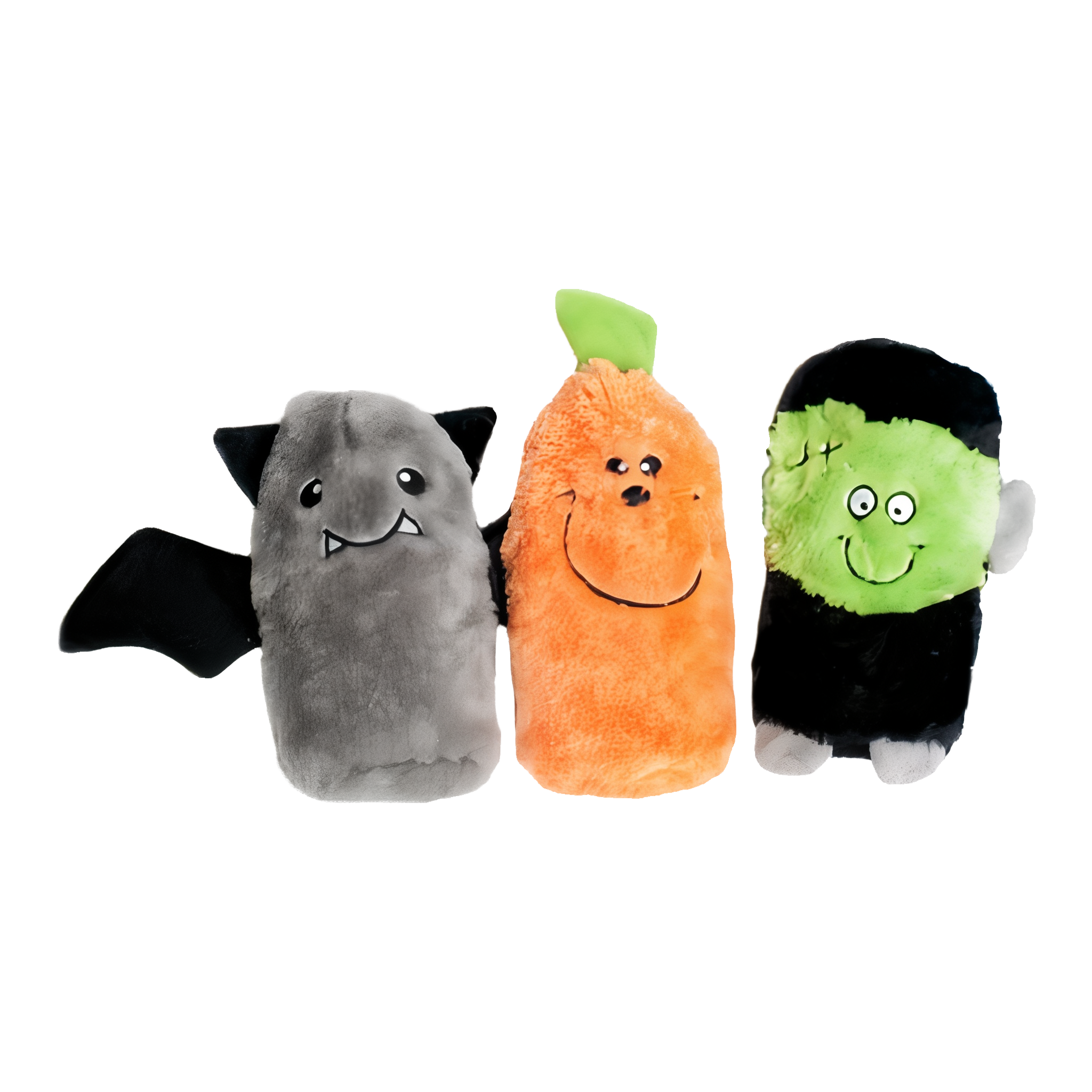 ZippyPaws Halloween Squeakie Buddies Squeaky No Stuffing Plush Dog Toy