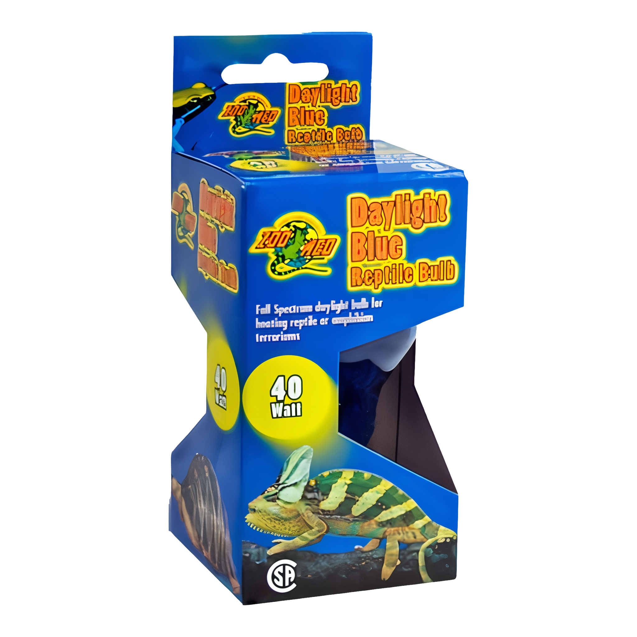 Zoo Med Laboratories Daylight Blue 40 Watt Reptile Bulb