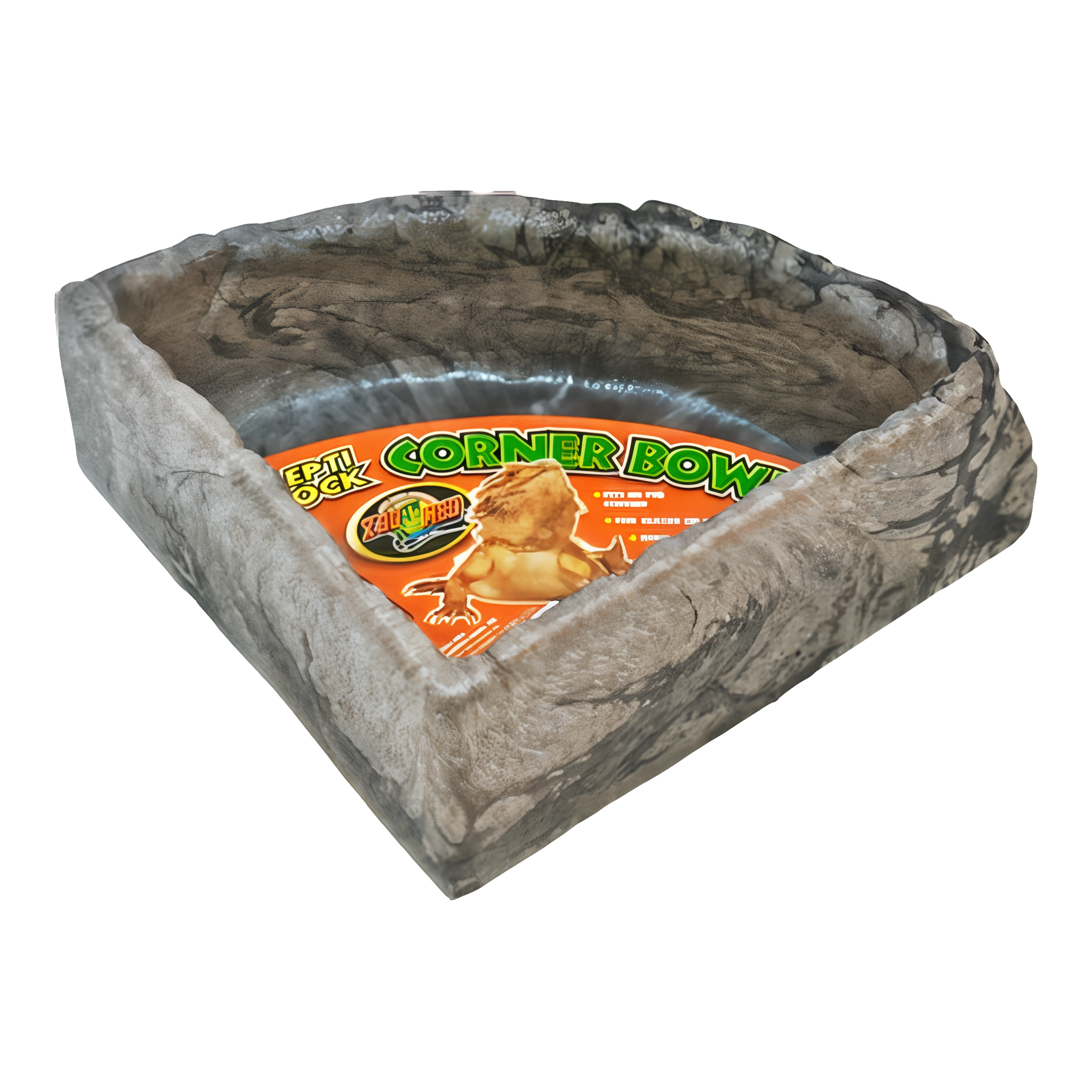 Zoo Med Laboratories Large Repti Rock Corner Bowl