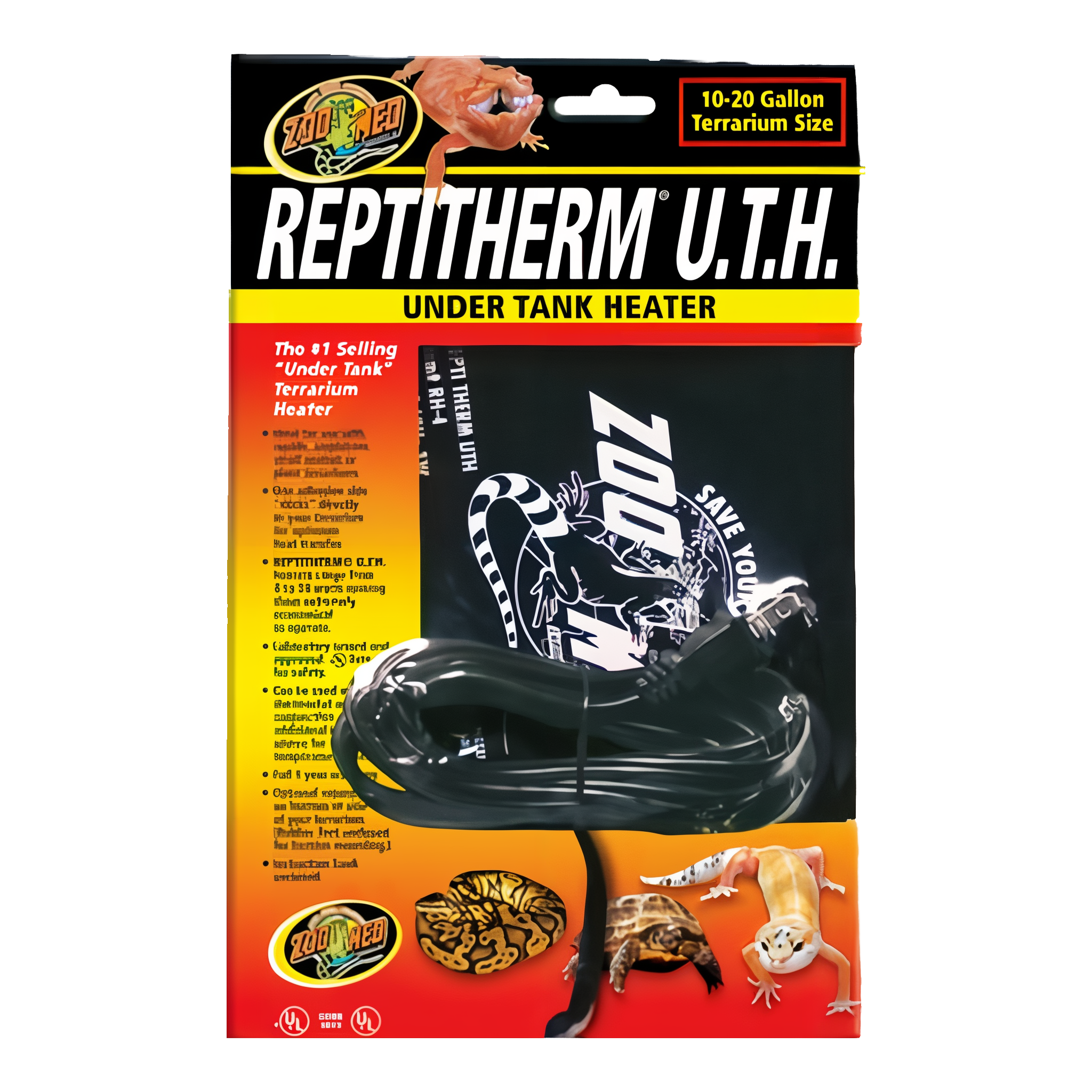 Zoo Med Laboratories Reptitherm Small Under Tank Heater