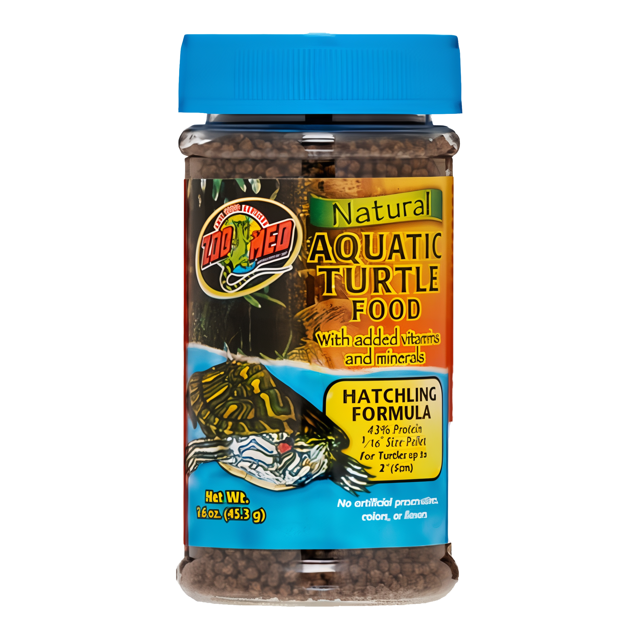 Zoo Med Natural Growth Formula Aquatic Turtle Food, 1.9 oz package #1.9 oz