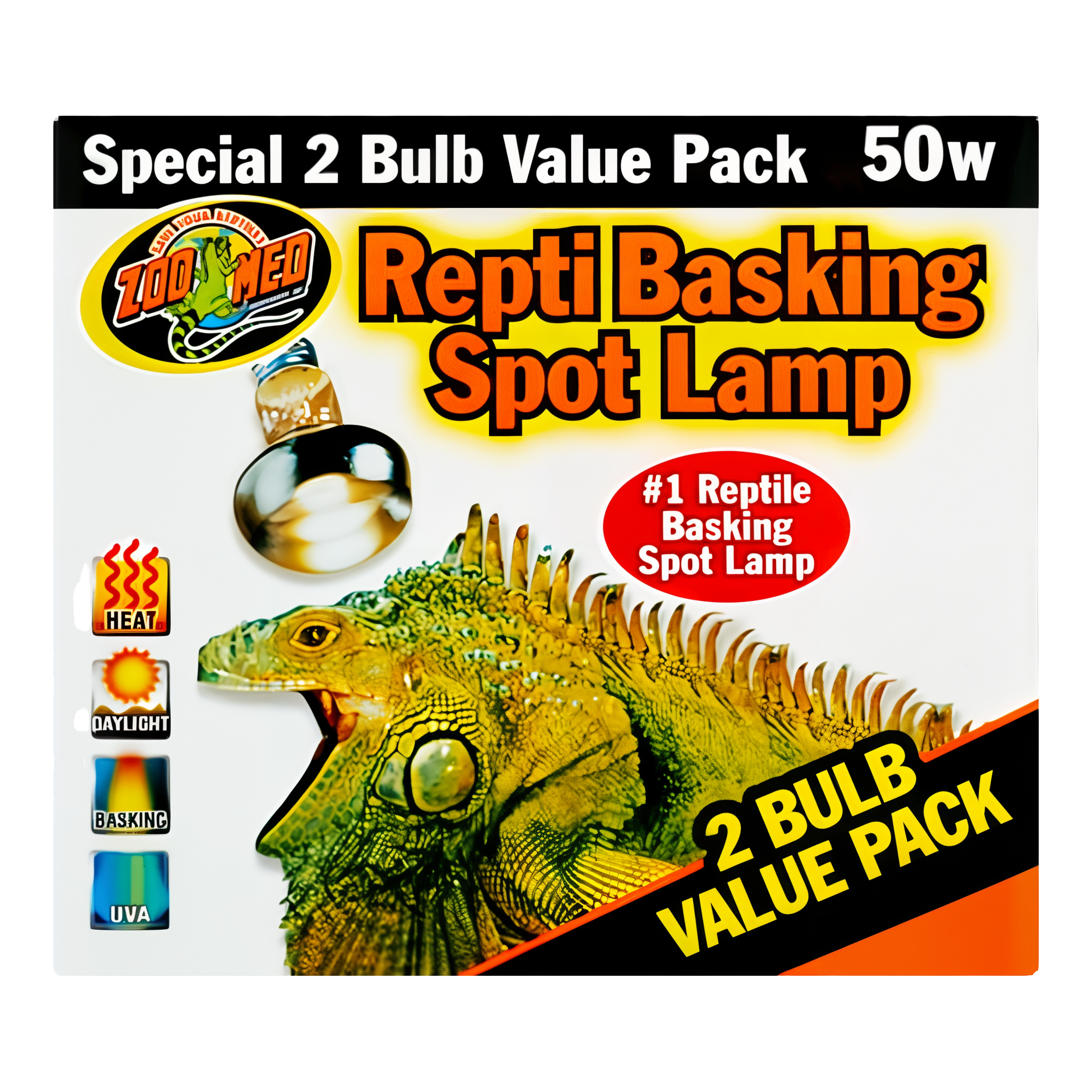 Zoo Med Repti Basking Spot Lamp, 50-watt bulb