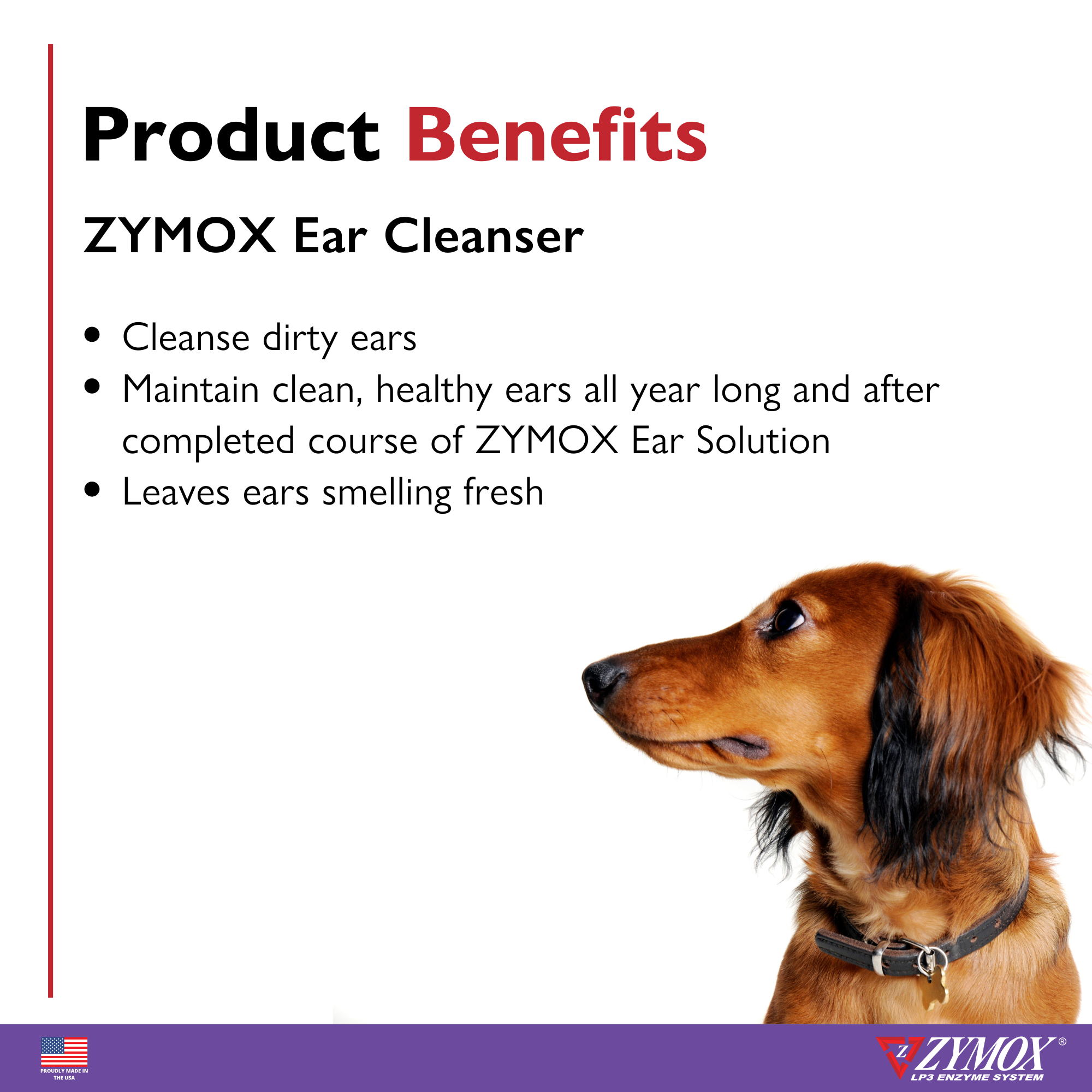 Zymox Ear Cleanser benefits: refreshing, non-irritating cleaning for dirty ears